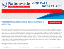 Tablet Screenshot of nationwidemaintenance.com